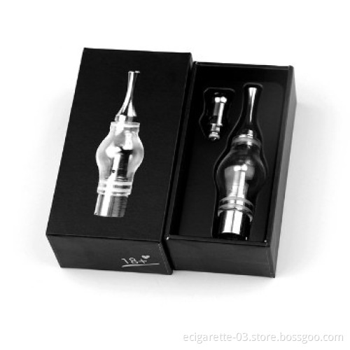 newest glass bulb tank LED vaporizer V8S for wax
